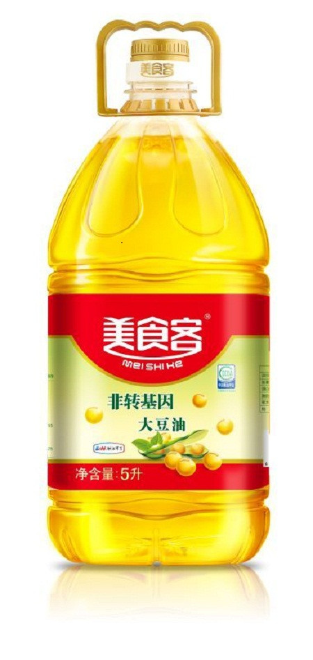 美食客 非转基因大豆油  5L