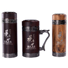 诺金  紫砂杯  合金  把手  500ml