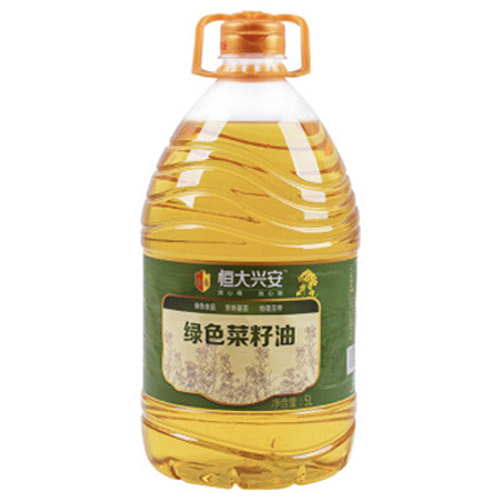 【限信阳地区积分兑换专用，不对外销售】固始  恒大兴安绿色菜籽油  5L