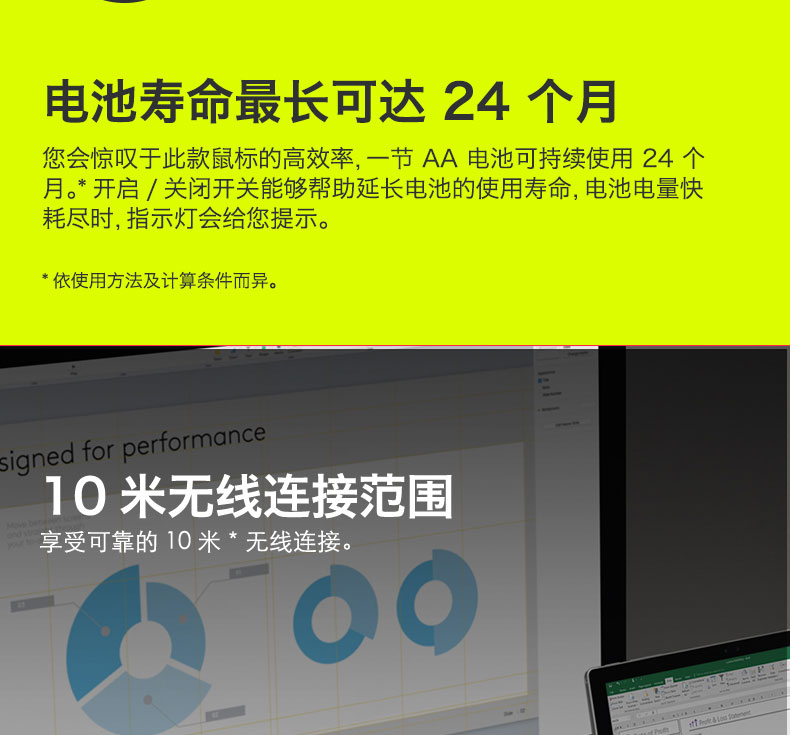 罗技/Logitech M720多设备无线蓝牙优联双模式办公M705升级版鼠标