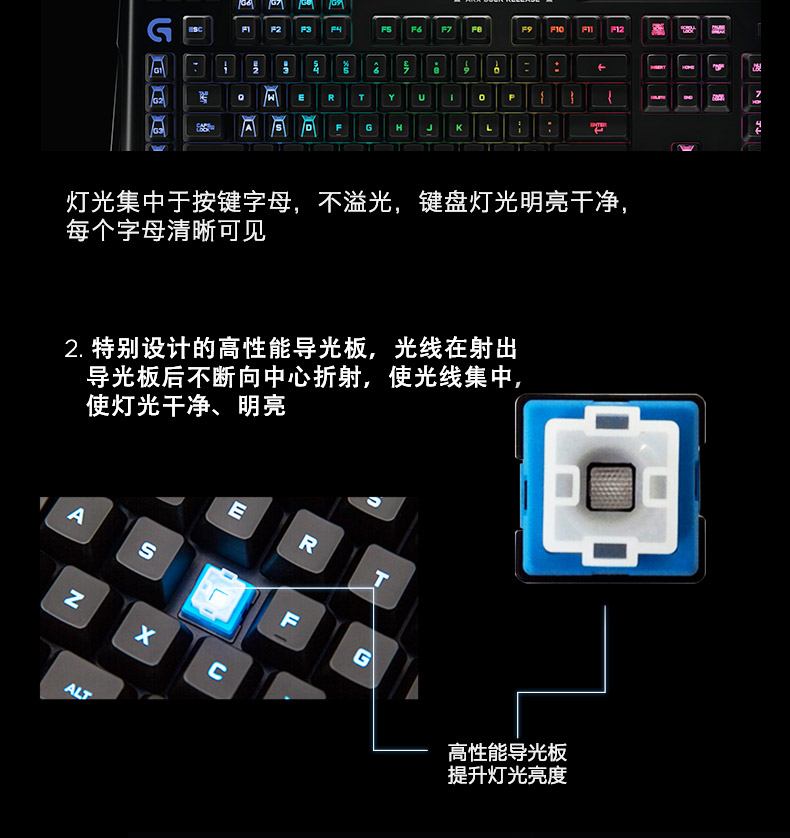 罗技/Logitech G910有线游戏炫彩背光机械键盘LOL/CF专业游戏键盘