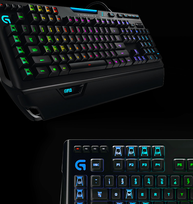 罗技/Logitech G910有线游戏炫彩背光机械键盘LOL/CF专业游戏键盘