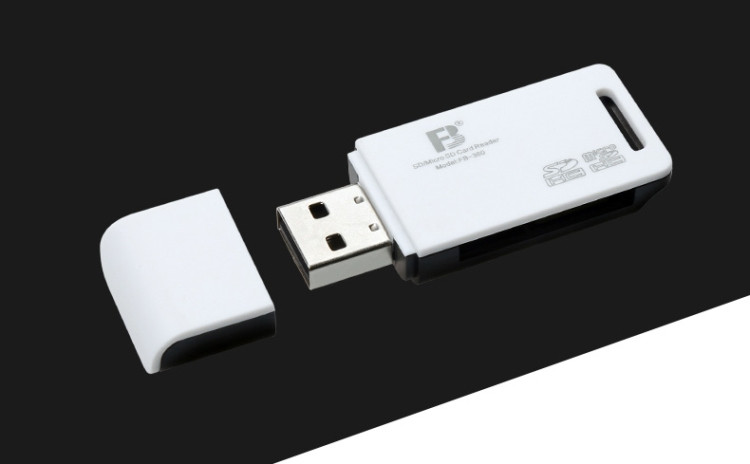 沣标(FB)USB3.0高速读卡器多合一SD卡手机相机内存卡TF通用CF卡读卡器