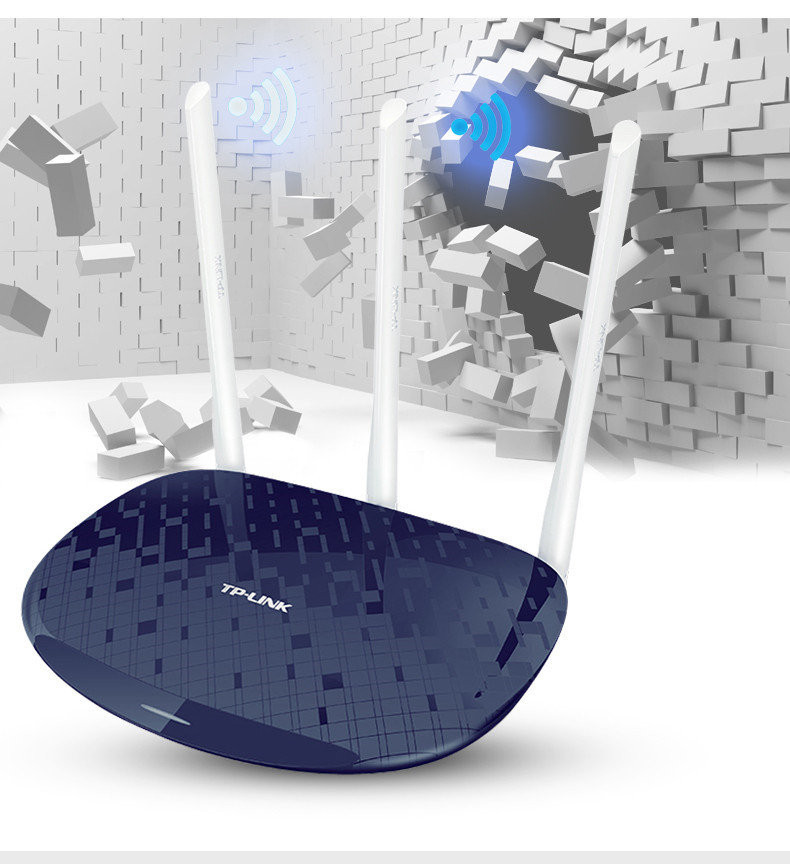 TP-LINK无线路由器WR886N家用穿墙高速wifi 光纤穿墙王450M穿墙王光纤宽带