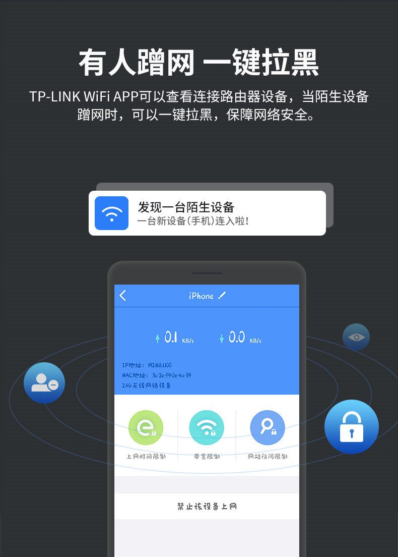 TP-LINK 双频Mesh智能分布式无线wifi别墅路由器 AC1900易展Mesh分布式路由