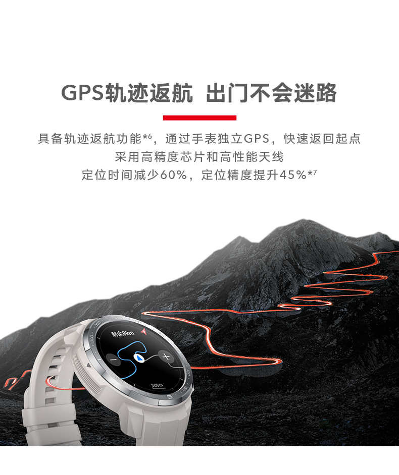 荣耀手表GSPro智能运动手表蓝牙可通话移动电话手表
