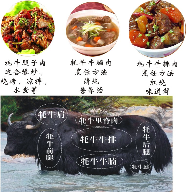 藏邮鲜 【松潘邮政】阿坝州松潘清真牦牛肉 　排骨肉（手抓肉）2.5kg