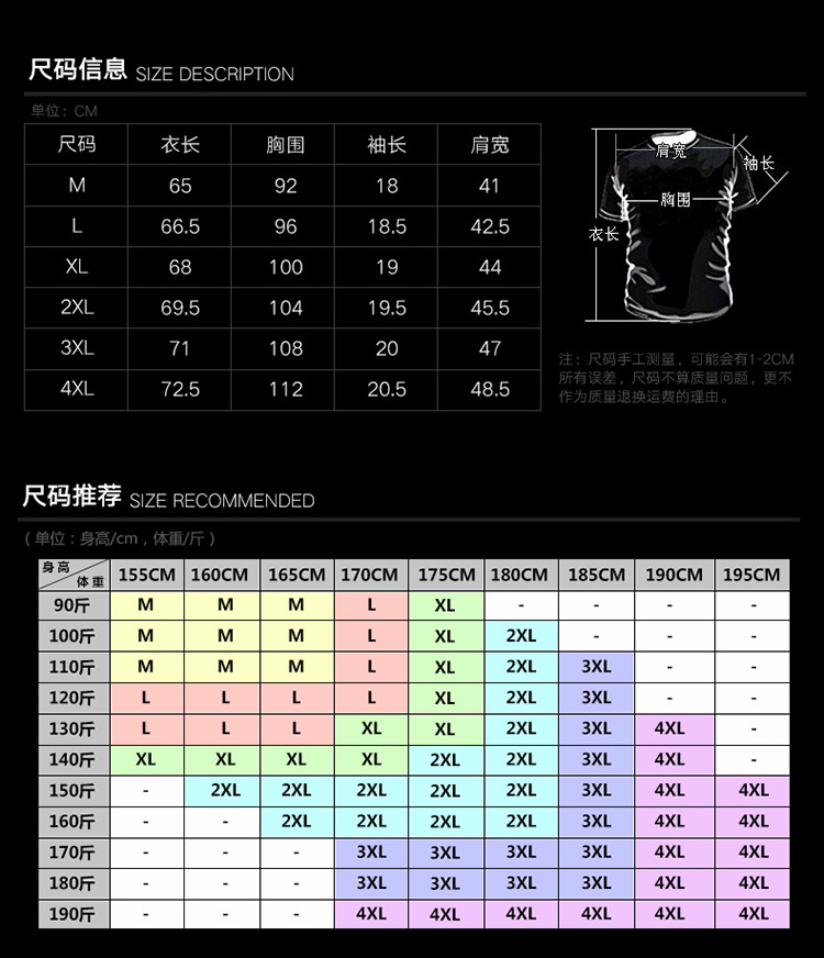 雷斯英杰/LEISIYINGJIE 休闲短袖男士绣花T恤 夏季圆领时尚百搭半袖上衣青少年潮流短袖T恤