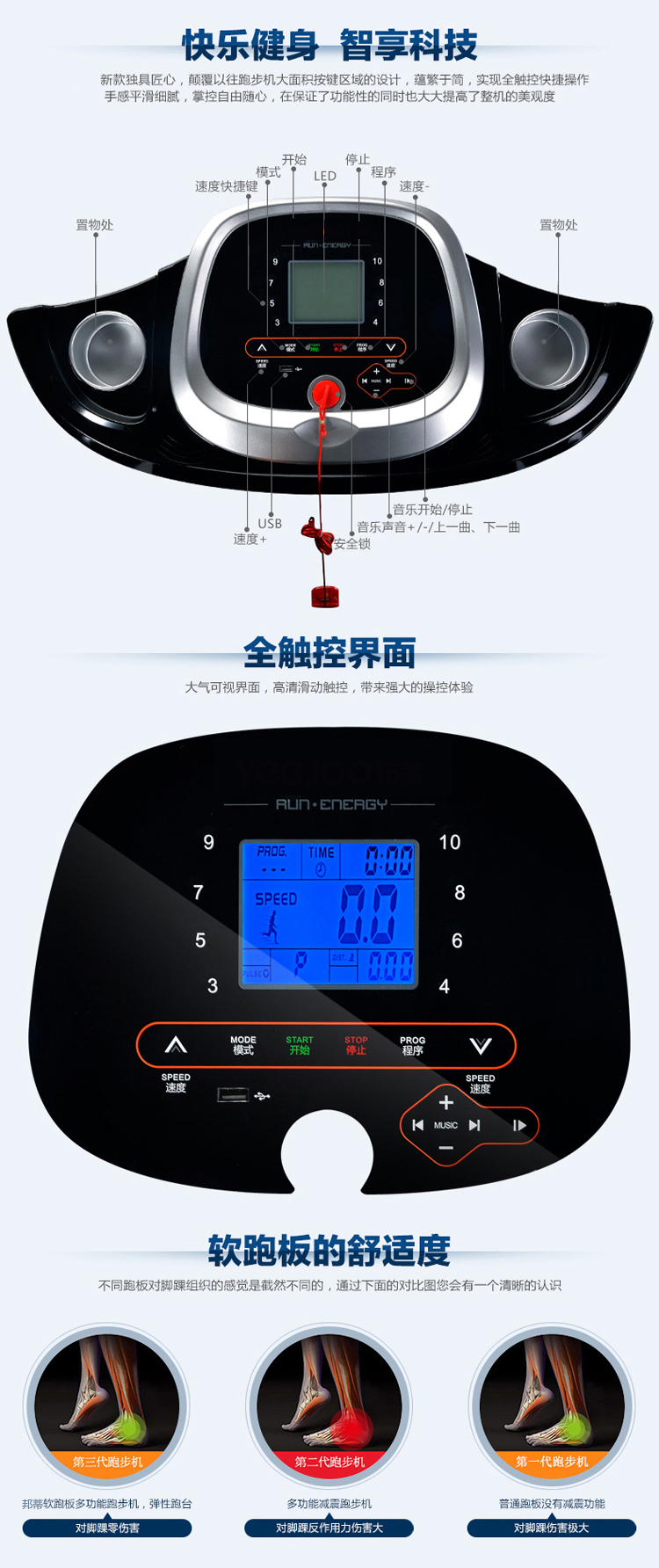 邦蒂家庭实用型电动跑步机BD-9081