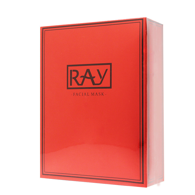 泰国ray面膜补水保湿蚕丝面膜套装 泰国本土版（非芮一版） 红色（10片/盒）