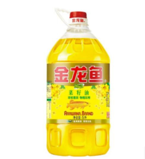 【2021网点自提】龙鱼菜籽油5L