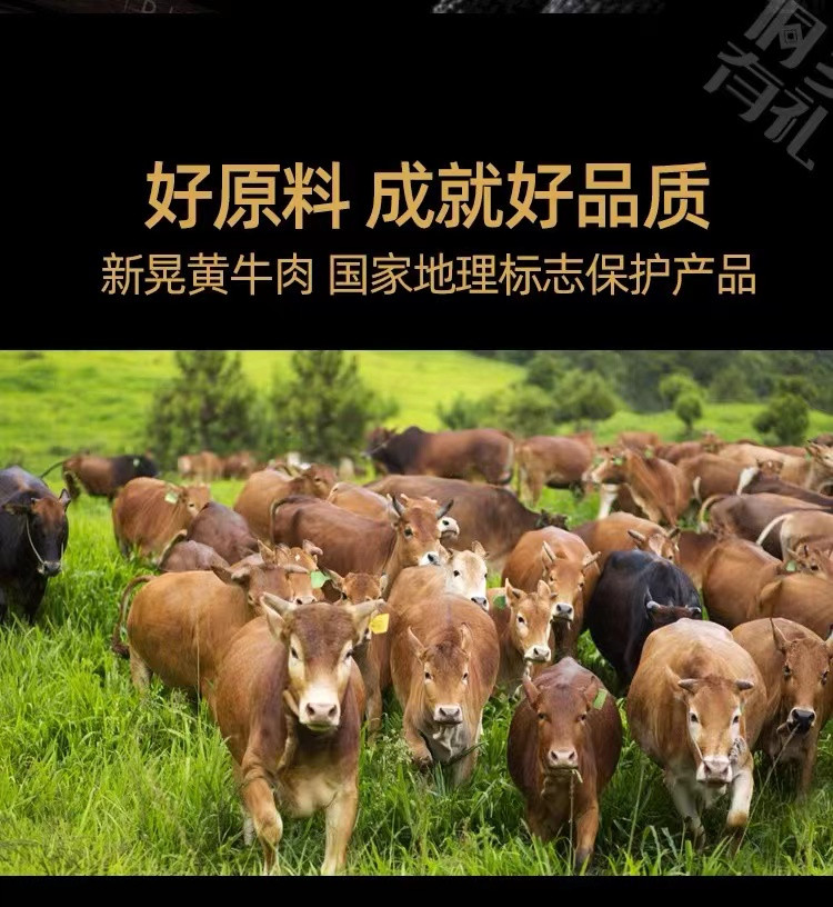 蔡尚菜 新晃牛肉干混合装