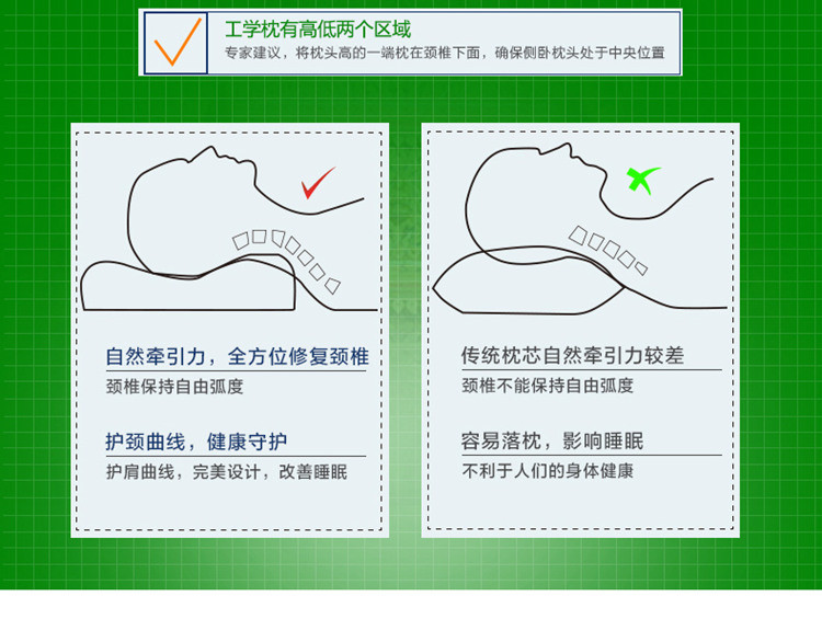 Sookie 高档卧室乳胶枕穿天然无刺激慢回弹枕头枕芯