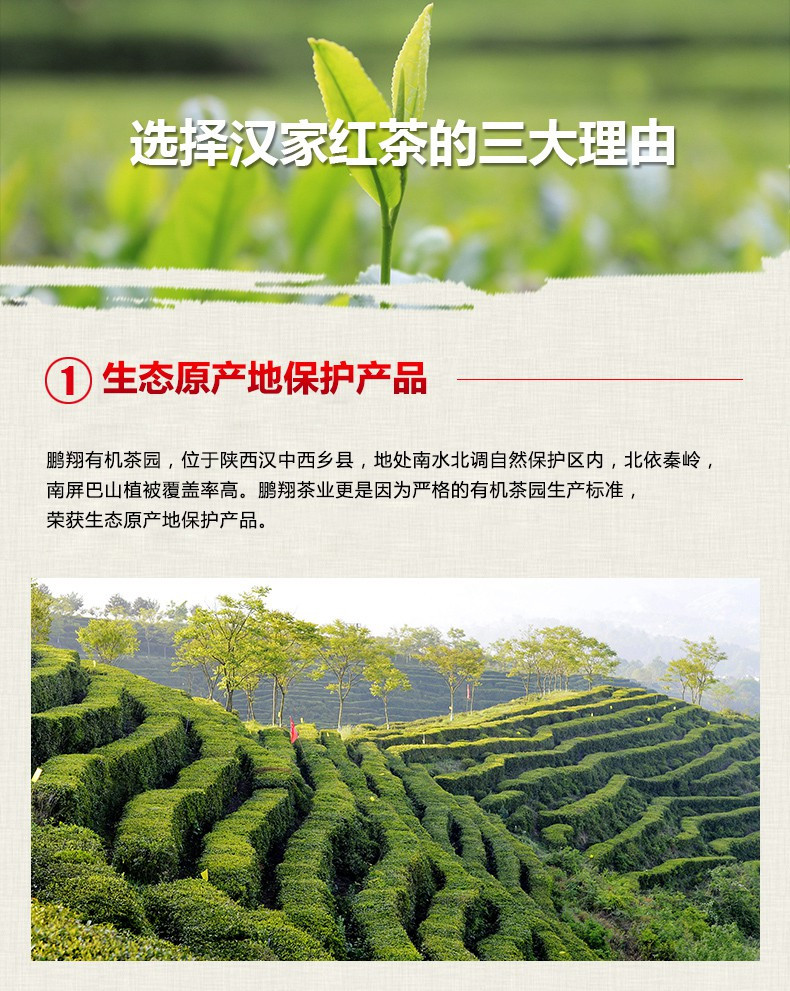 特级 绿色有机茶叶 工夫茶功夫红茶 鹏翔汉家红茶品茶归汉 礼盒128gx2包邮