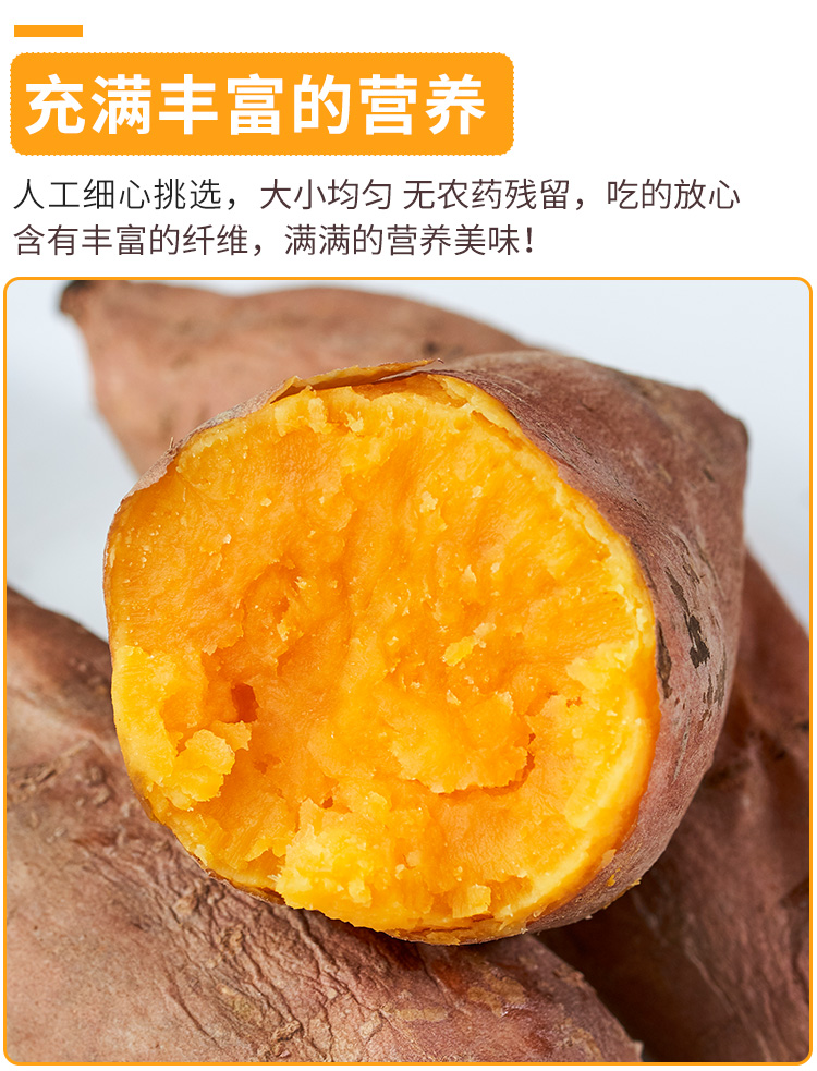 【到手价19.9元】红薯新鲜沙地糖心红薯地瓜软糯香甜蜜薯/5斤/10斤