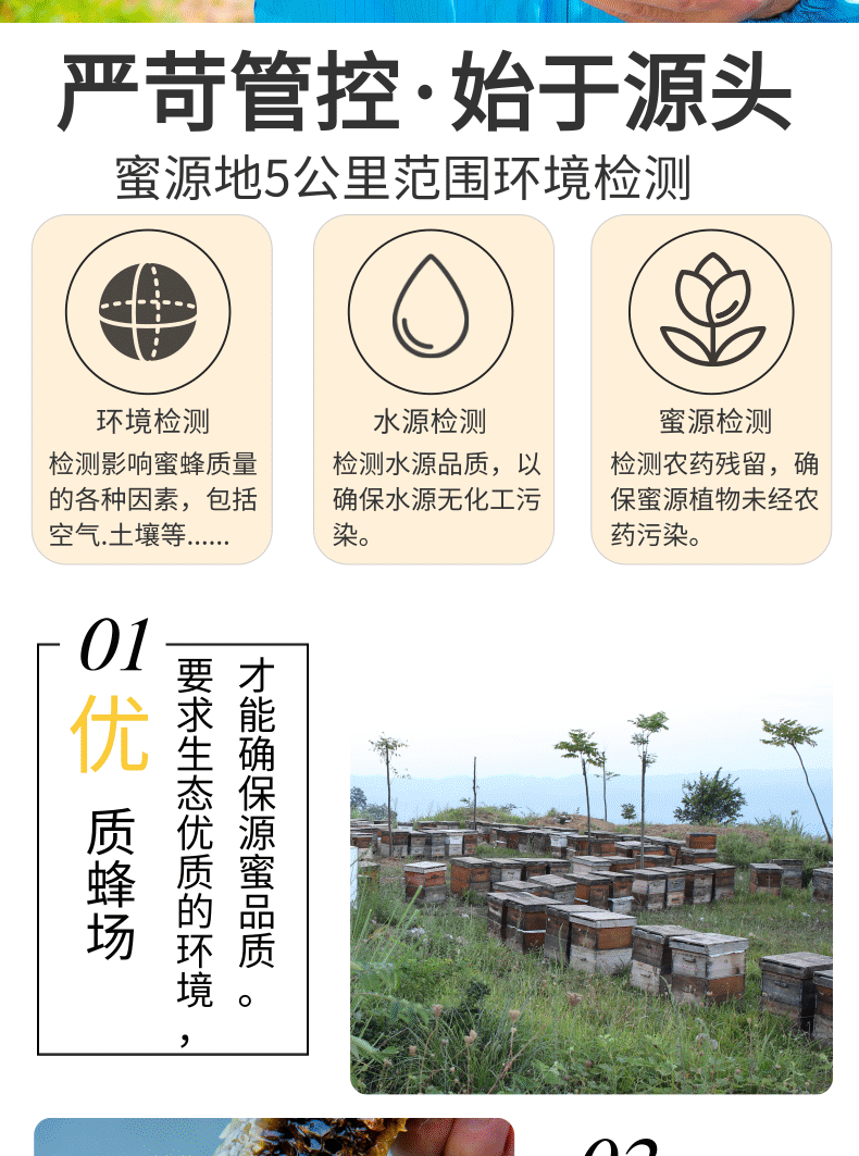 [安全健康实惠]五级精滤真空灭菌 包德安/BDA牌 960黑蜂蜜  深山土野生蜂蜜