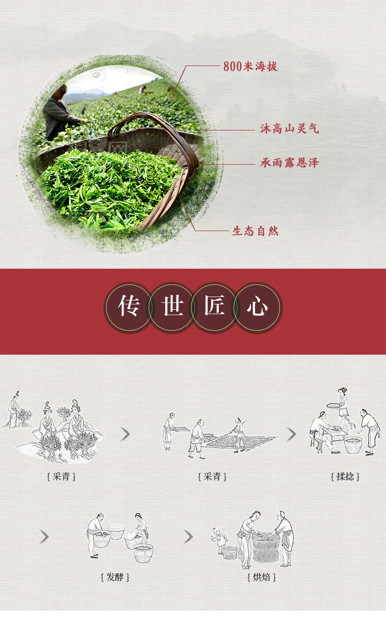 皇恩宠锡 【宣恩】富高山功夫红茶口粮茶