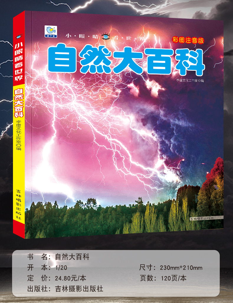 自然大百科探索自然奥秘绘本十万个为什么注音科普小百科读物（文）