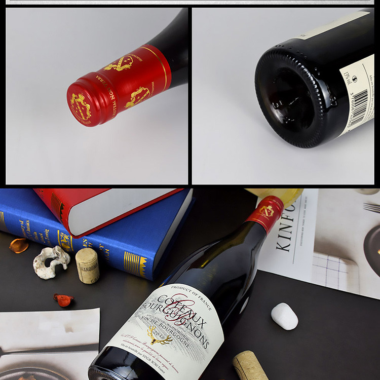 【礼盒装】法国红酒原瓶进口双支礼盒AOP级拉撒勃艮第丘干红葡萄酒750ml*2