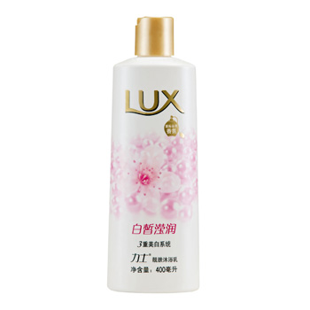 力士(LUX)靓肤沐浴乳 白皙滢润/晶透莹润400ml 随机发