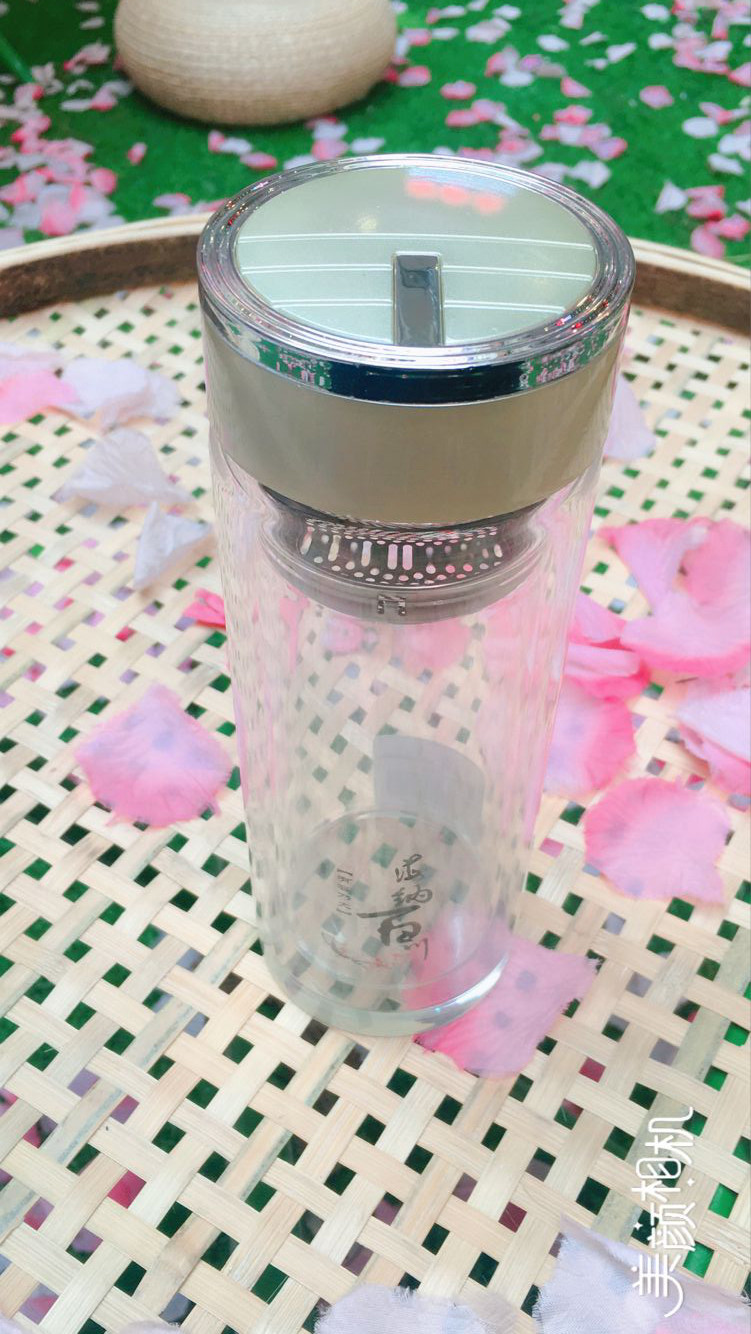 LOOK AT ME 双层隔热水杯泡茶杯280ml 双层加厚底支持定制