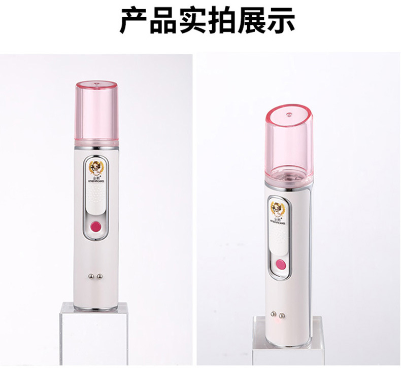 金稻补水仪 杨幂微博同款喷雾器手机充电宝手持纳米蒸脸器KD77SR