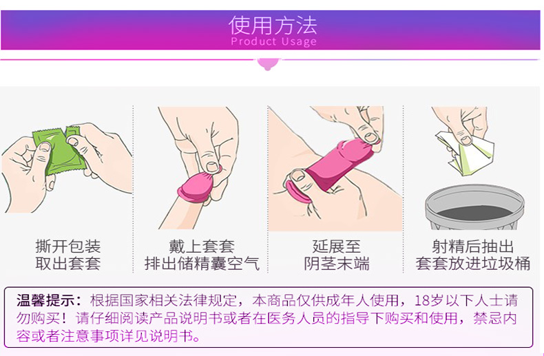 超薄10只装大颗粒避孕套 计生用品