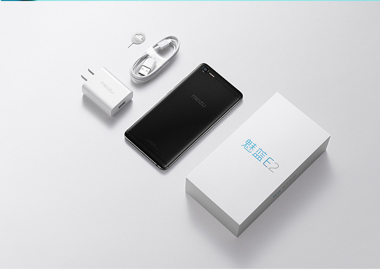 魅族/MEIZU  魅蓝E2 3GB+32GB 全网通移动联通电信4G手机 双卡双待  月光银