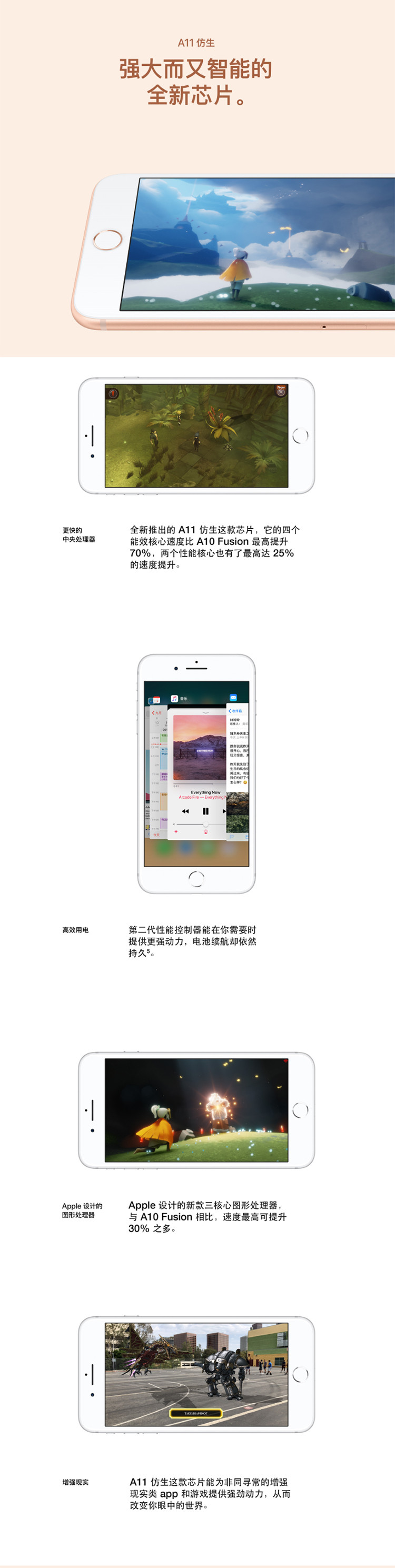 苹果/APPLE  iPhone 8 (A1863) 64GB  移动联通电信4G手机