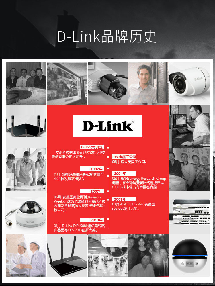 D-Link友讯dlink DIR-612B家用光纤无线路由器300M 双天线WIFI路