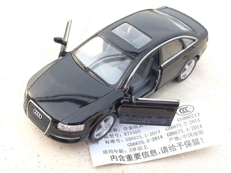 藏邮鲜 奥迪AUDI A6 合金汽车模型 1:38回力车 玩具