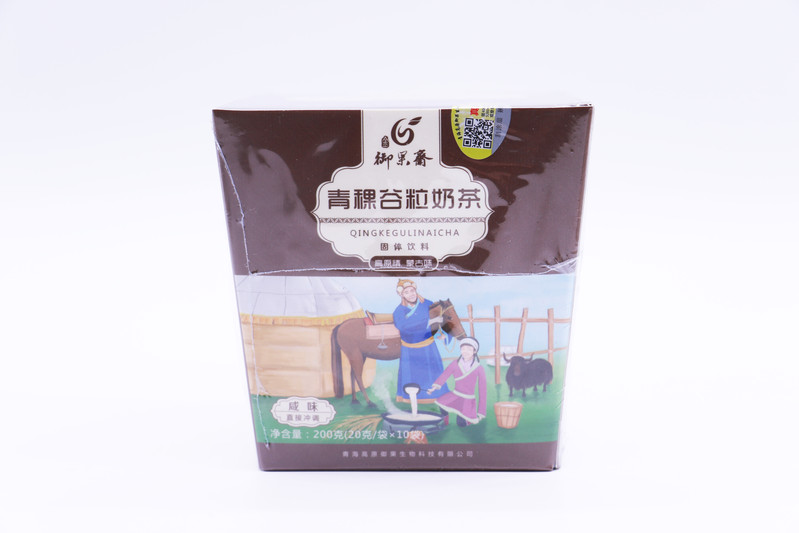 御果斋  青稞谷粒奶茶固体饮料 甜味咸味两种口味200g/盒（20g/袋*10）