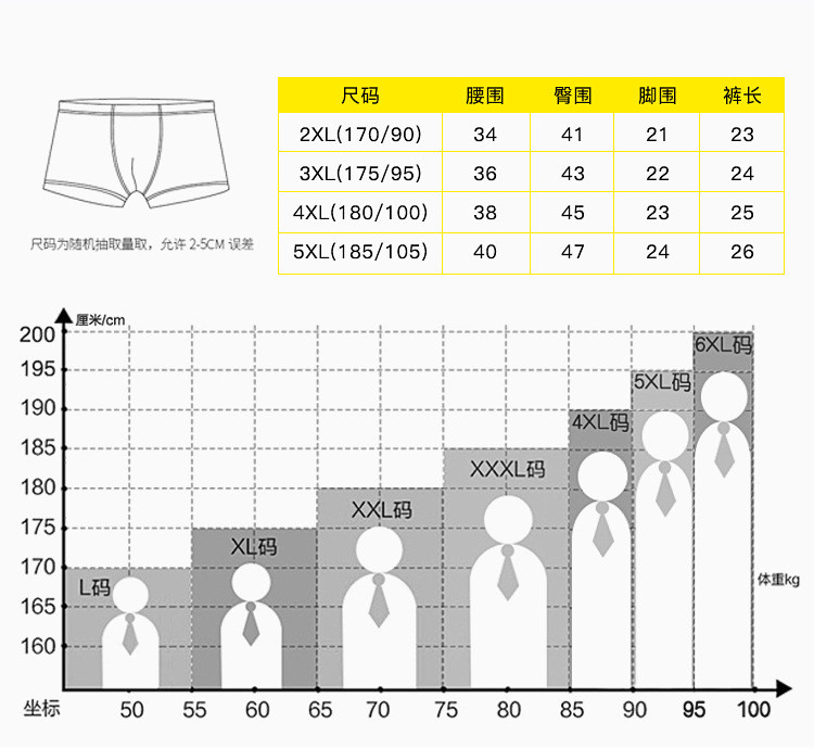 珠蒂曼【4条装】男士莫代尔内裤 纯色大码中腰修身内裤男士