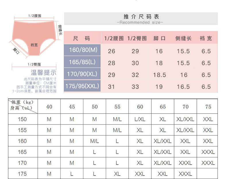 红豆/HONGDOU 红豆女士内裤可爱女100%纯棉裆全棉质面料蕾丝性感少女式三角裤头