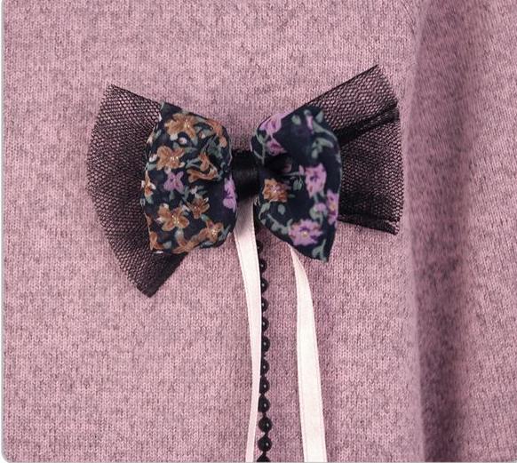 韩版棉线针织T恤+碎花吊带（两件套）