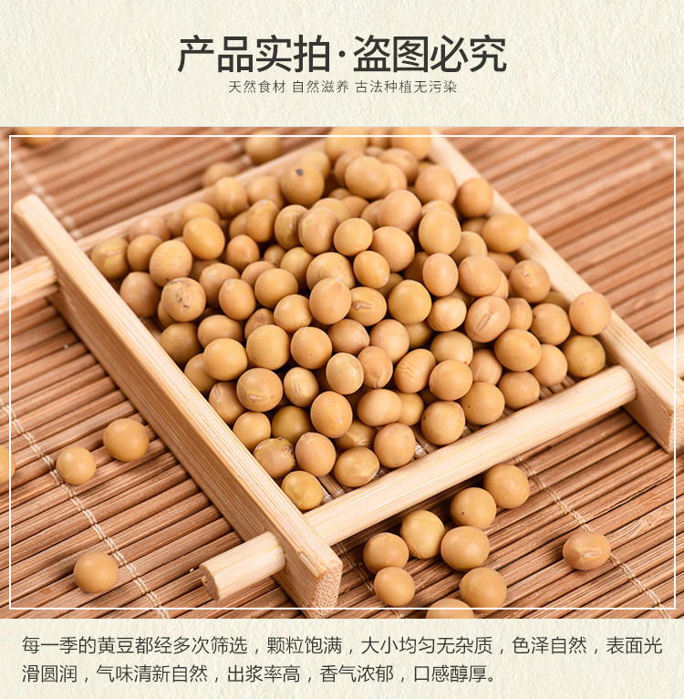 【环县 扶贫馆】环县特产黄豆罐装400g