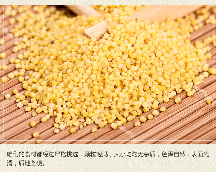 【环县 扶贫馆】环县特产真空包装油小米450g