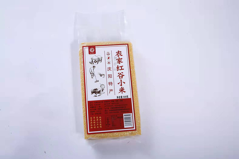 陇佳味 【邮乐 庆阳振兴馆】 庆城陇坤源红谷小米砖500g*1袋