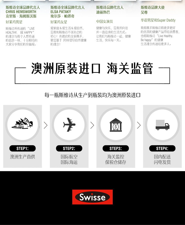 Swisse深海鱼油胶囊1000毫克90粒