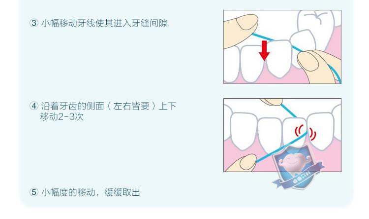 日本LION 狮王Clinica 海绵口腔清洁牙线 40cm