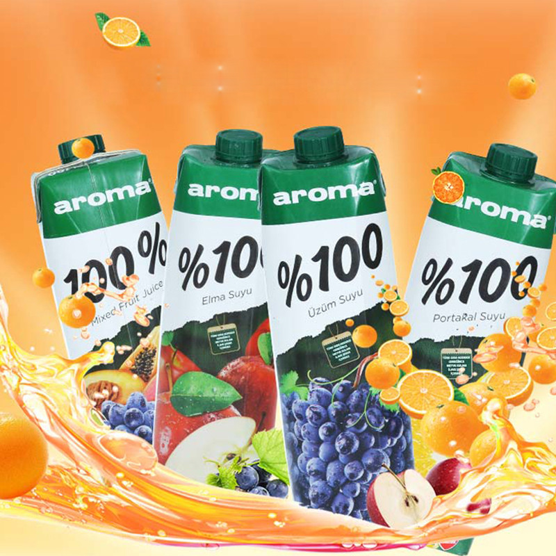 土耳其 AROMA苹果樱桃复合果汁200mL*10盒