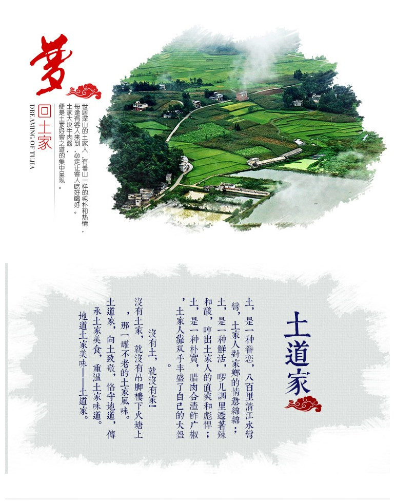 【远安馆】湖北三峡特产土道家土家大块牛肉酱原味下饭开胃酱240g调味品