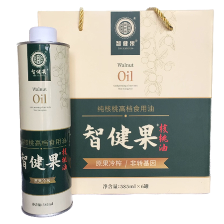 智健果 【竹溪馆】核桃油585ml*6