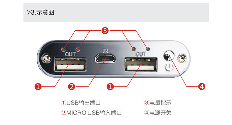 【福州馆】飞毛腿充电宝 通用型6200毫安