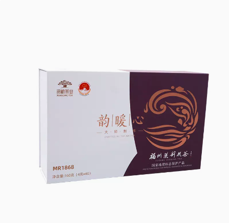 闽榕茶业 韵暖心2181礼盒七窨福州茉莉花茶绿茶清香型2023