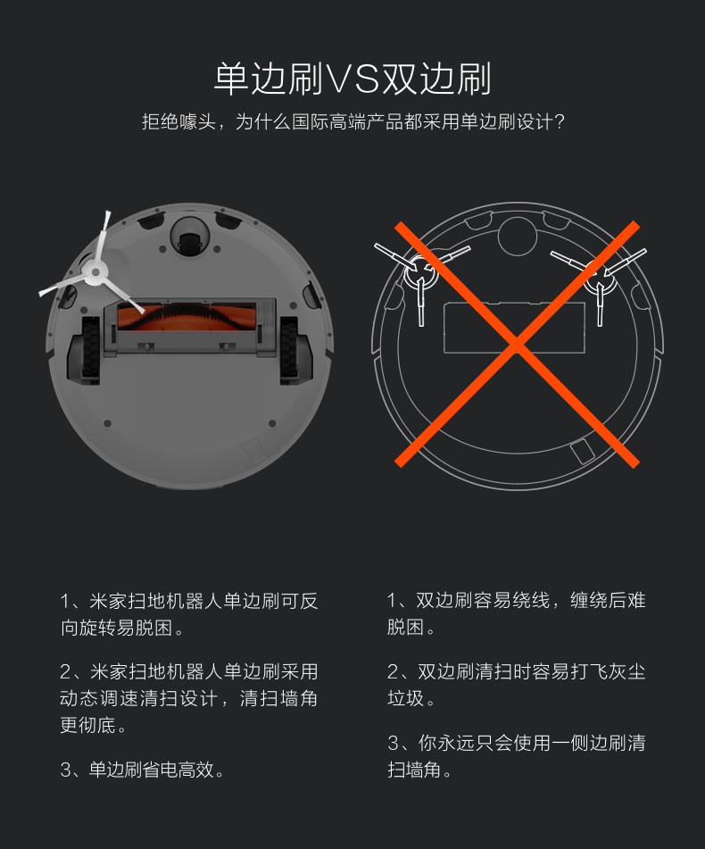 小米/MIUI  米家扫地机器人 官方正品 家用全自动扫地机无线智能超薄清洁吸尘器