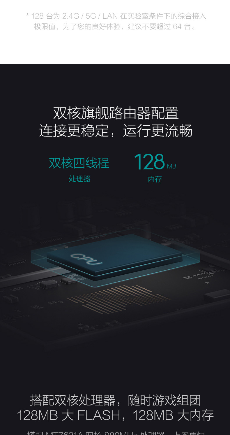 小米/MIUI 小米路由器4 官方正品 无线家用穿墙高速WiFi千兆双频5g光纤路由器宽带