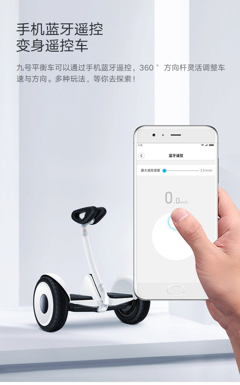小米/MIUI 小米九号平衡车成人体感智能骑行遥控漂移代步电动平衡车