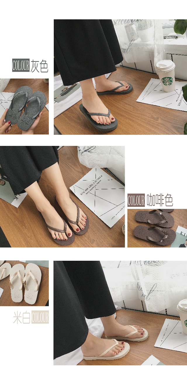 【三明邮政专柜】韩版情侣居家拖鞋夏季外穿平底时尚凉鞋