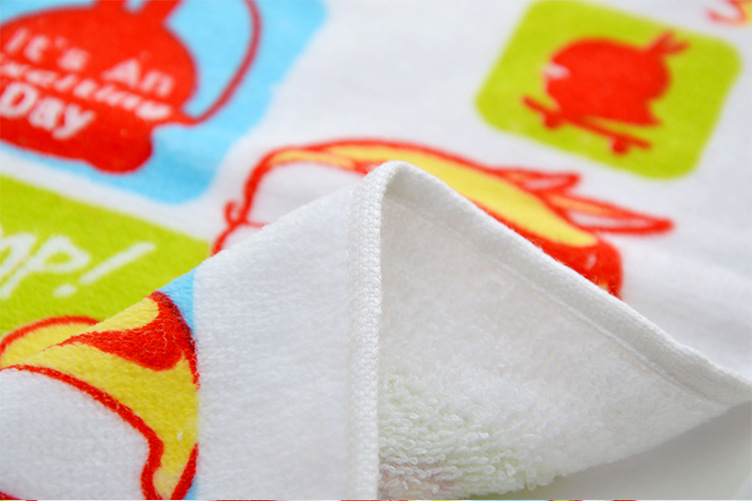 三利 三利割绒印花童巾 纯棉毛 M7001(单条装）